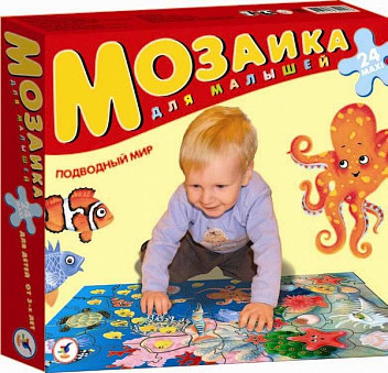 Мозаика для малышей. Подводный мир (мега-пазл) (Россия)