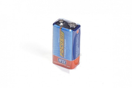 Батарейка FOCUSray Dynamic Power, солевая, (9V), крона, в упаковке 12 штук, цена за 1 штуку (Китай)