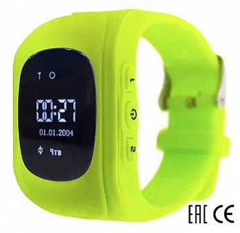 Часы Smart Baby Watch Q50 (зеленые)
