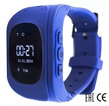 Часы Smart Baby Watch Q50 (синий)