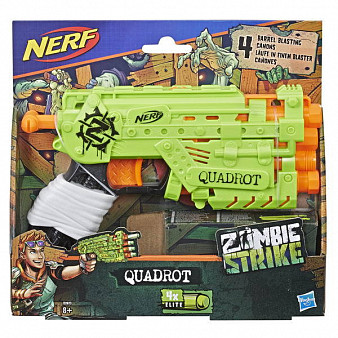 NERF НЁРФ ЗОМБИ СТРАЙК. КВАДРОТ бластер со стрелами