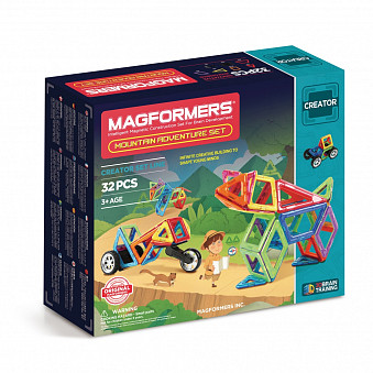 Магнитный конструктор MAGFORMERS  Adventure Mountain 32 set