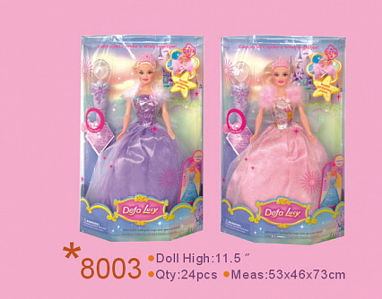 Кукла Defa "Принцесса" в наборе с аксессуарами, 29 см, 3 вида