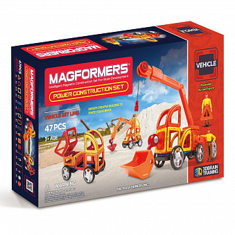 Магнитный конструктор MAGFORMERS  Power Construction Set