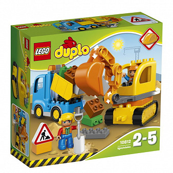 Конструктор LEGO DUPLO Грузовик и гусеничный экскаватор