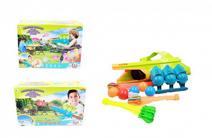 Бластер для снежков, водных бомбочек и мячей 3 в 1 "Веселые забавы", 2 цвета в ассортименте (зеленый, голубой)