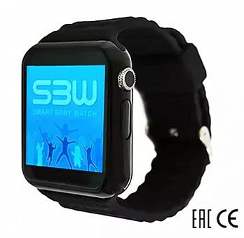 Часы Smart Baby Watch SBW 2 (черные) 