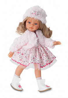Кукла Эмили зимний образ, блондинка, 33 см