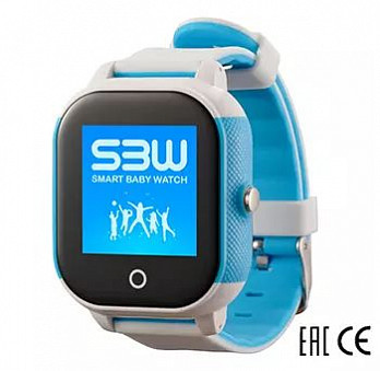 Часы Smart Baby Watch SBW WS (бело-голубые)