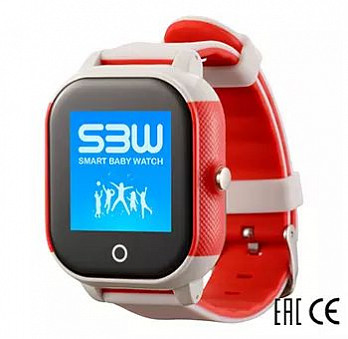Часы Smart Baby Watch SBW WS (бело-красные)