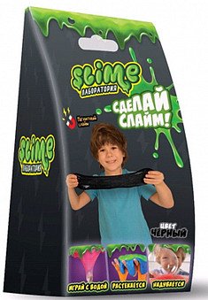 Набор для мальчиков малый "Slime" "Лаборатория", черный магнитный, 100 гр