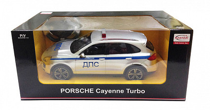 Машина р/у 1:14 полицейская Porsche Cayenne, звук, свет