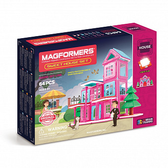 Магнитный конструктор MAGFORMERS  Sweet House Set