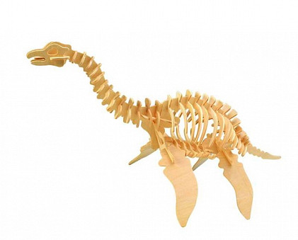 Модель деревянная сборная "Плезиозавр" (4пласт.)