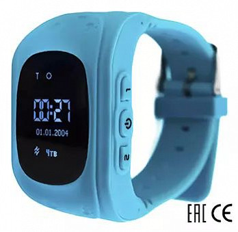 Часы Smart Baby Watch Q50 (голубые)