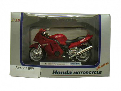 Мотоцикл "HONDA CBR1100XX" 1:18 (Китай)