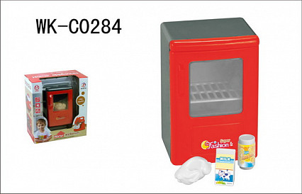 Холодильник, в наборе с аксессуарами, световые эффекты, 15.5x9x17см