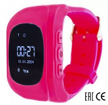 Часы Smart Baby Watch Q50 (розовый)