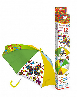 Зонтик для раскрашивания Цветы