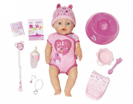 Кукла BABY born Кукла Интерактивная (Soft Touch), 43 см, кор