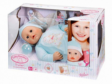 Кукла-мальчик Baby Annabell с мимикой, 46 см