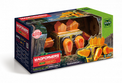 Магнитный конструктор MAGFORMERS  Dino Tego set