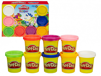 PLAY-DOH. Набор пластилина 8 банок 2+