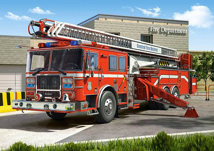 Пазл Castorland 260 деталей Пожарная машина, средний размер элементов 1,9?1,7 см