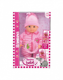 Кукла-пупс "Bambina Bebe",  тм Dimian, 33 см, Первые шаги