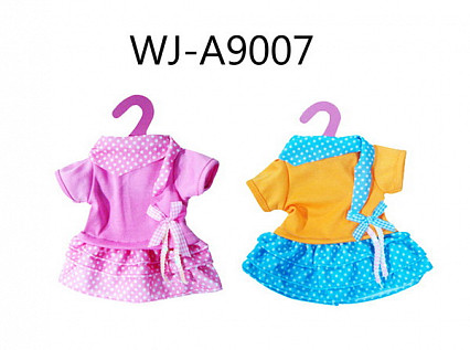 Одежда для кукол: платье, 2 вида в ассортименте, 23x30x1см