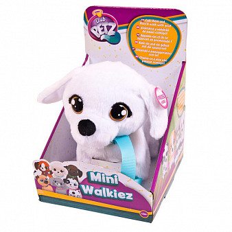 Club Petz Щенок Mini Walkiez Bichon интерактивный, ходячий, со звуковыми эффектами