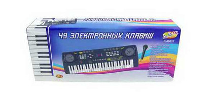Синтезатор (пианино электронное), 49 клавиш, с адаптером