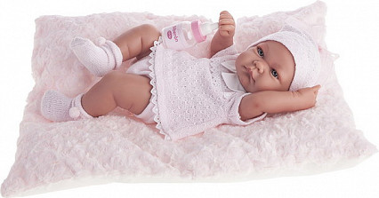 Кукла-младенец Ника в розовом, 42см