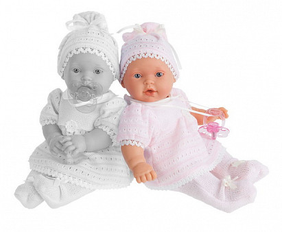 Кукла -младенец Лана в розовом, плачет, 27 см