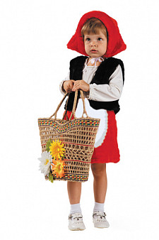 Костюм карнавальный Красная шапочка (мех) размер 28 (детский)