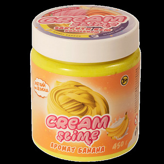 Cream-Slime с ароматом банана, 450 г