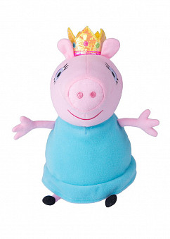 Мягкая игрушка Cвинка Пеппа "Мама Свинка королева", 30см