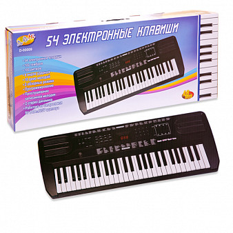 Детский синтезатор (пианино электронное), 54 клавиши,  78см
